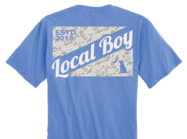 LB YOUTH CAMO FLAG SALTWATER SS TEE