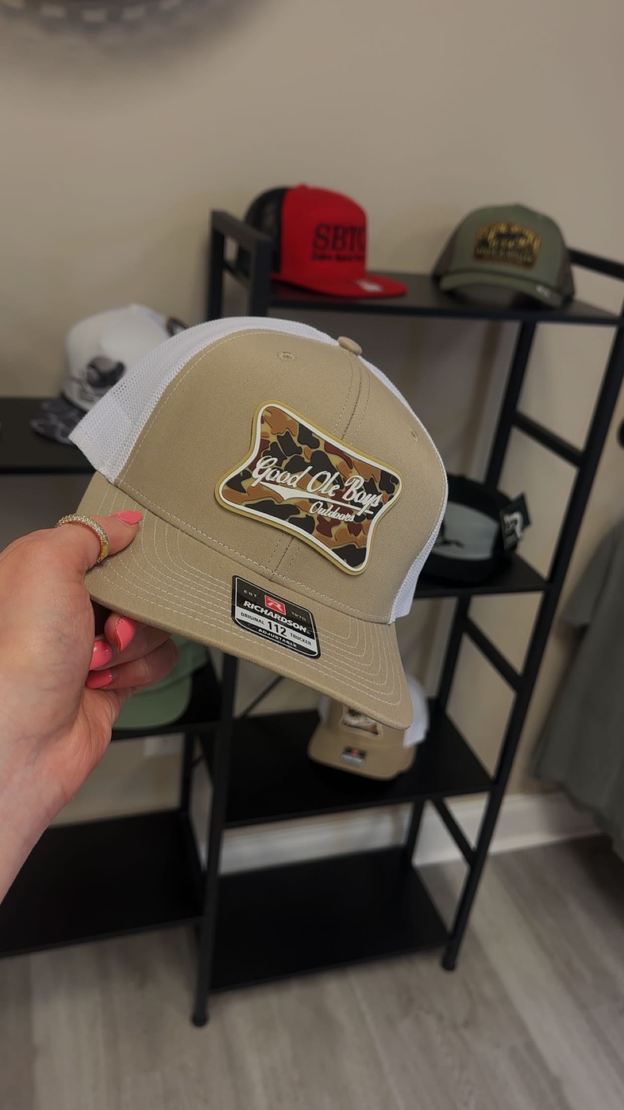 GOB OSC CAMO PATCH SNAPBACK KHAKI