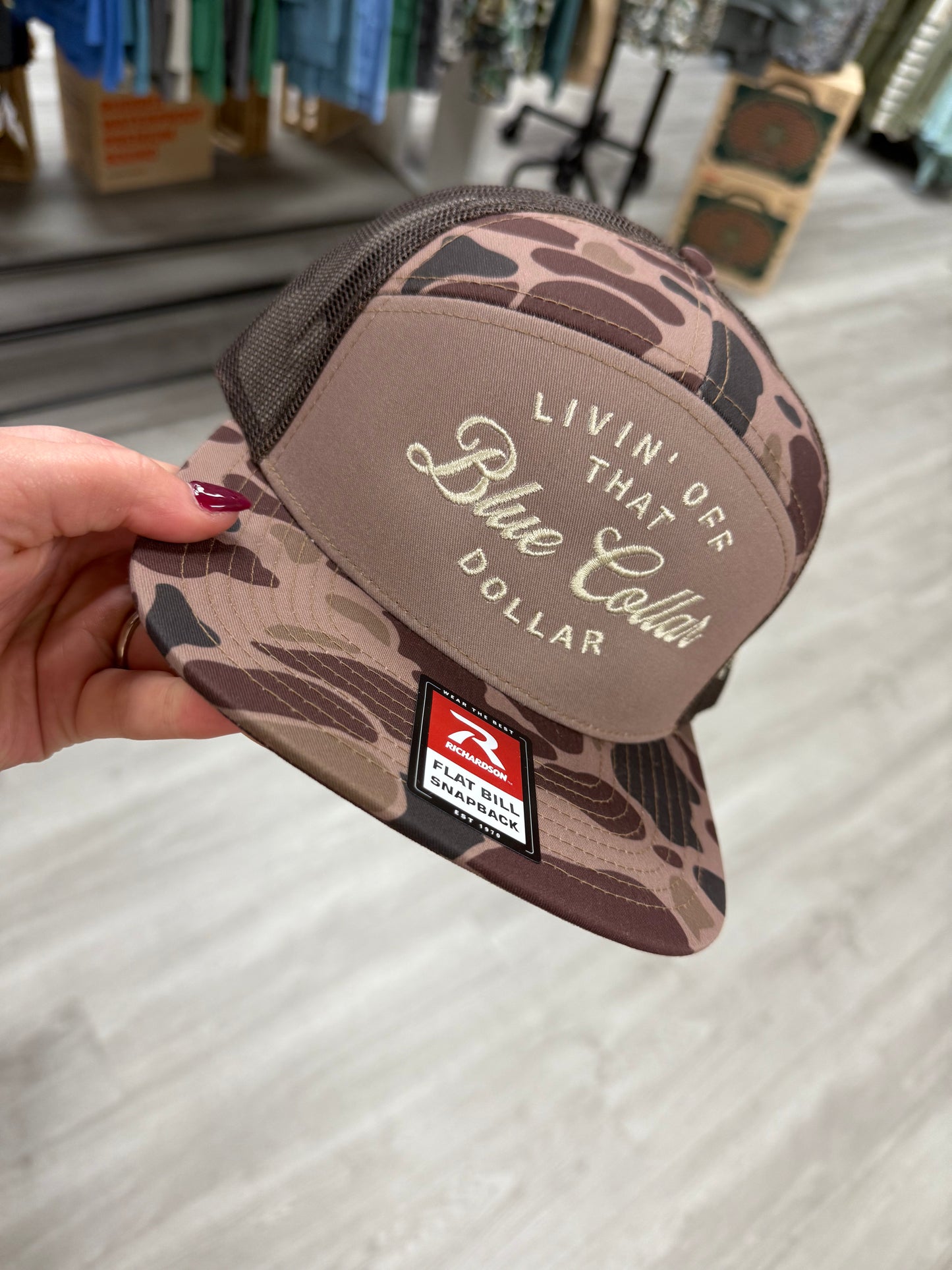 LIVIN’ OFF THAT BLUE COLLAR DOLLAR/OSC MAD HATTER HAT