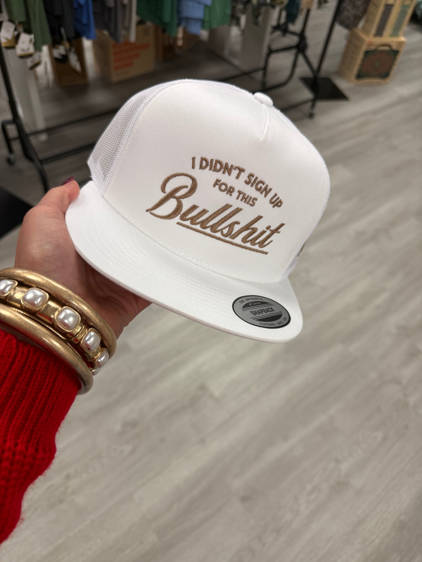 I DIDNT SIGN UP FOR THIS BULLSHIT WHITE