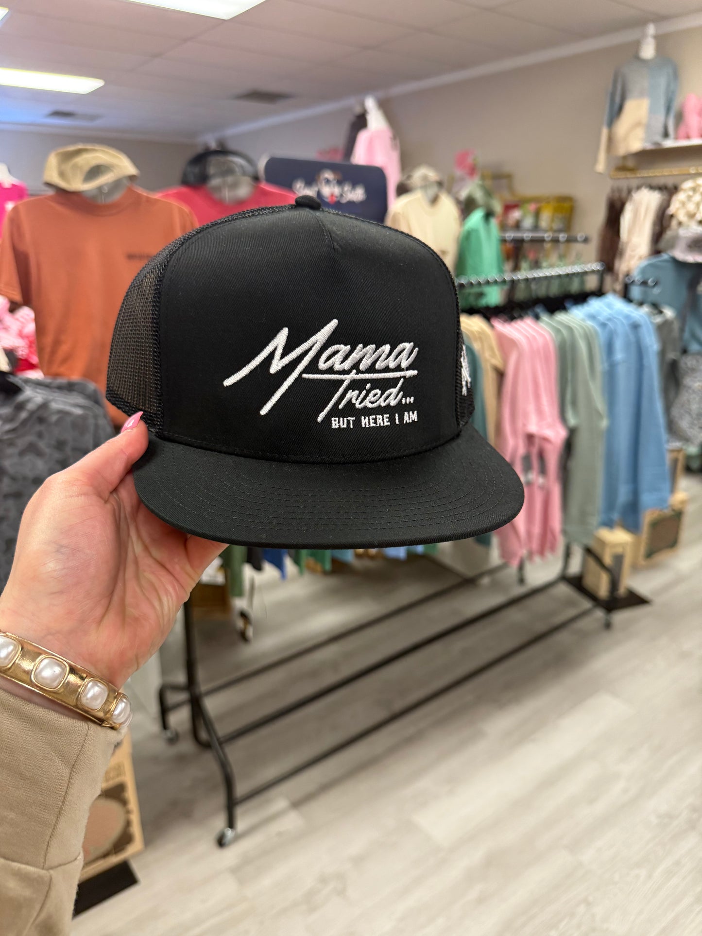 MAMA TRIED BUT HERE I AM BLACK