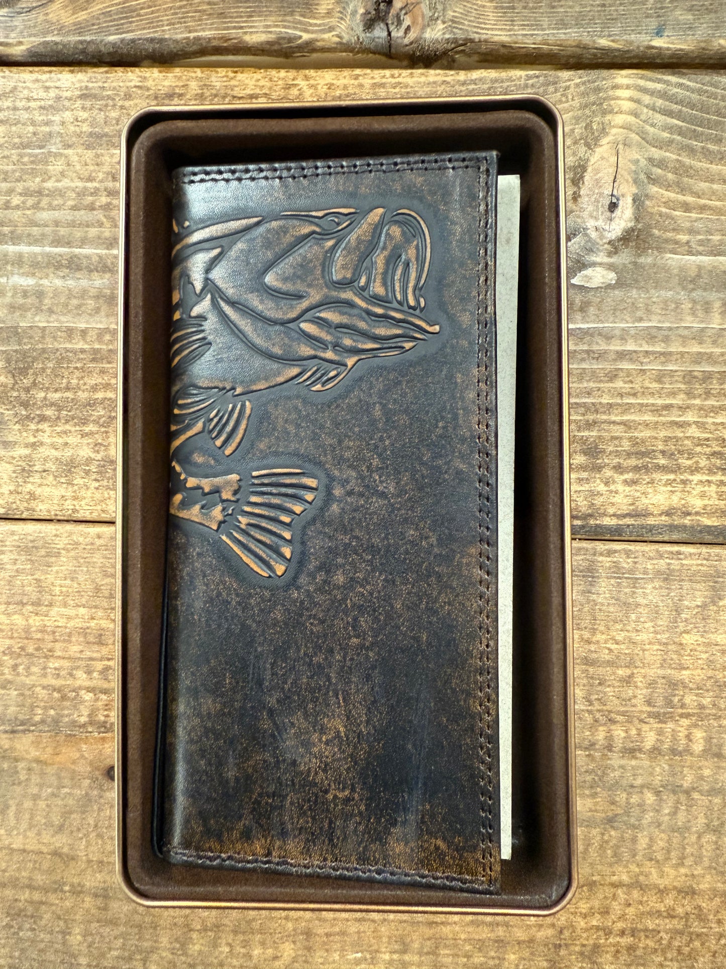 LEATHER FISH WALLET