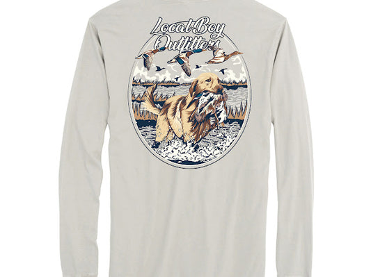 DUCK RETRIEVE LS TEE