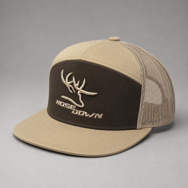 3D PUFF 7 PANEL BROWN KHAKI