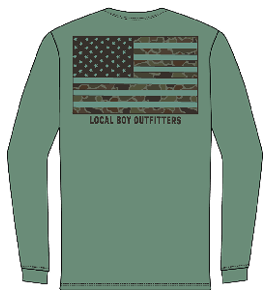 LBO LS OD FLAG TSHIRT