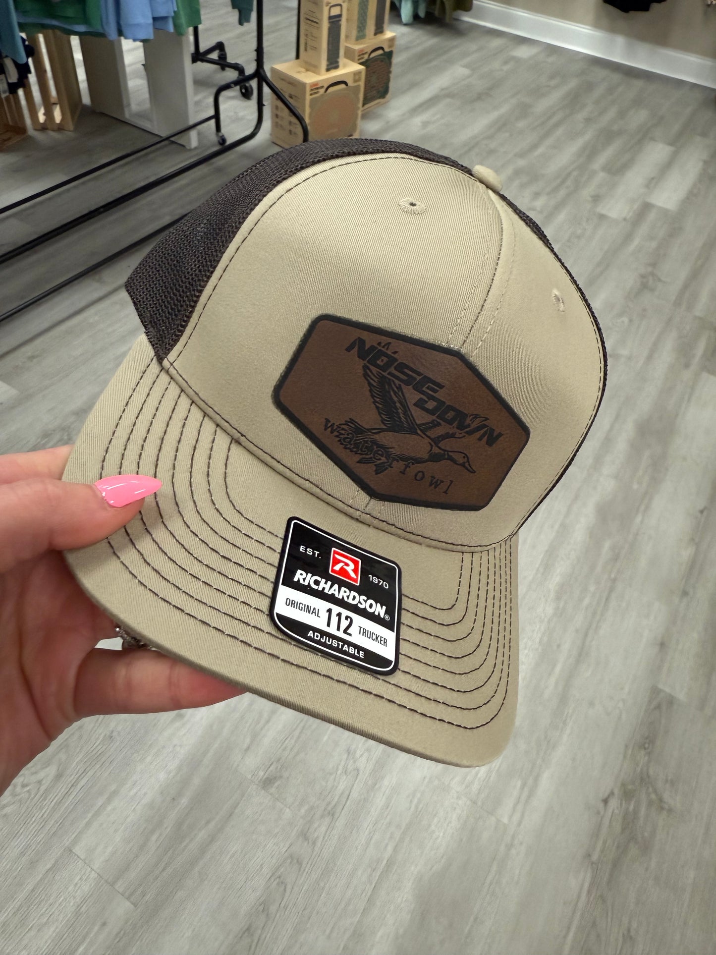 FLYING MALLARD TRUCKER HAT KHAKI