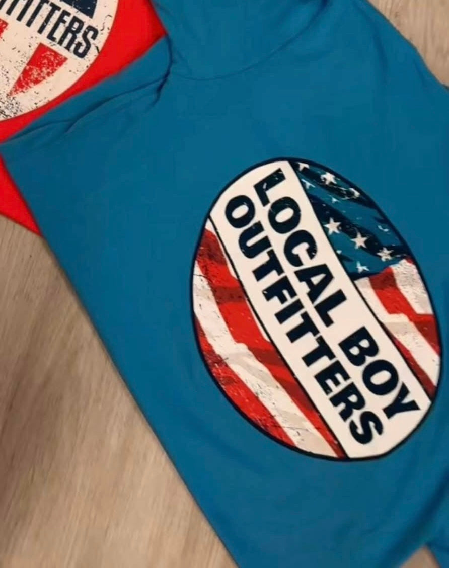 LBO DISTRESSED USA T-SHIRT