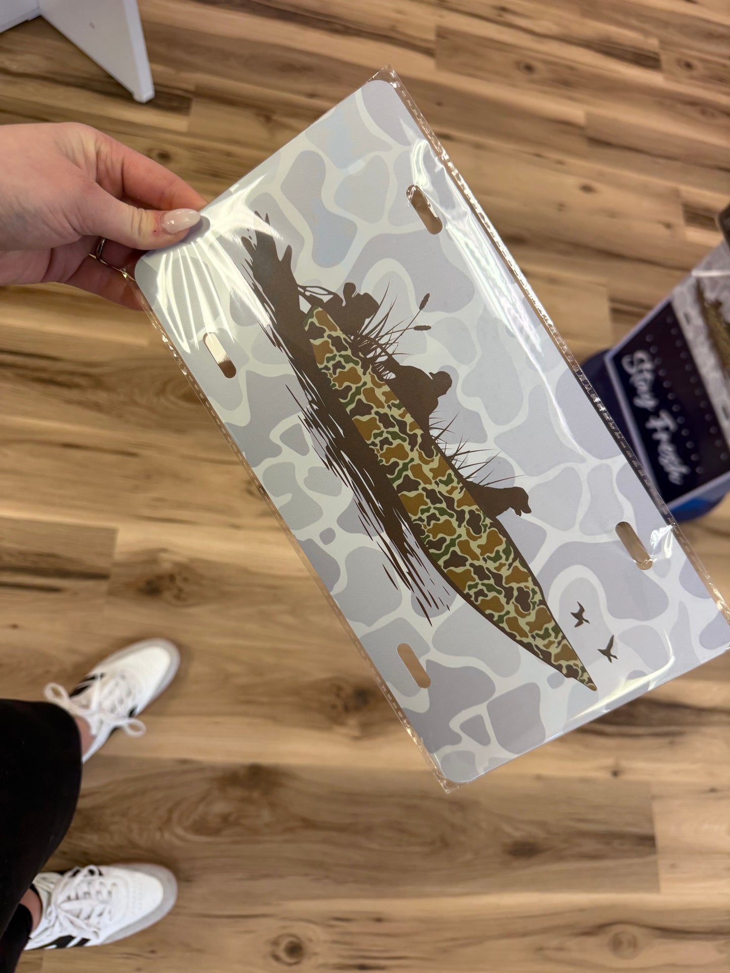 SS LICENSE PLATE DUCK BOAT