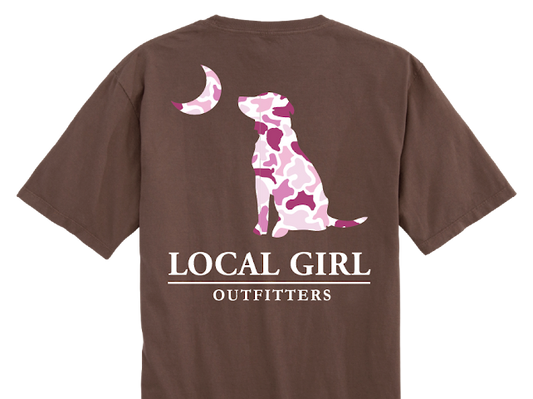 LG YOUTH PINK LCF DOG & MOON SS TEE