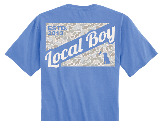 LB YOUTH CAMO FLAG SALTWATER SS TEE