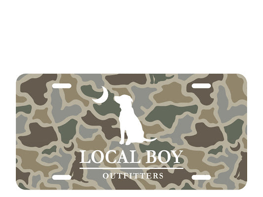 LOCAL BOY LICENSE PLATE SDM