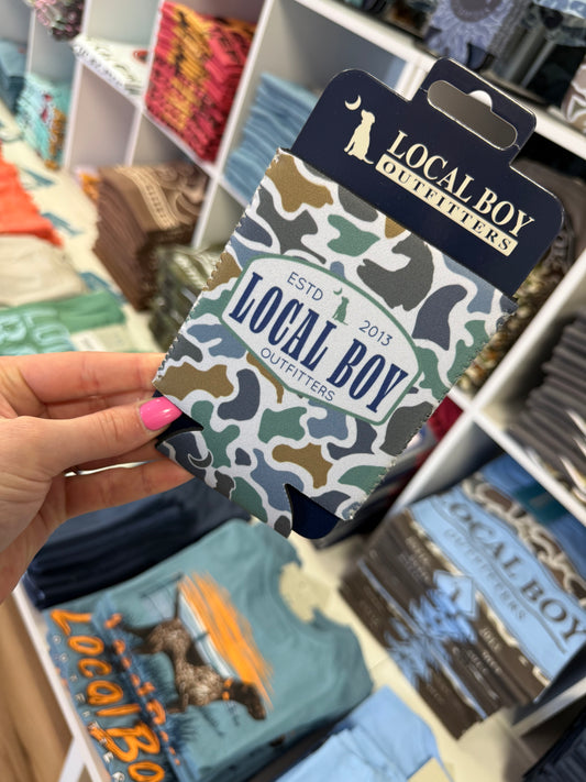 LOCAL BOY KOOZIE PRINTED HOMEGROWN BADGE