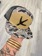 TURKEY TRACKS HARDWOODS II 7 PAN HAT