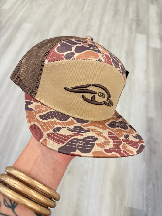 OLD SCHOOL AFW 3D PUFF 7 PANEL HAT