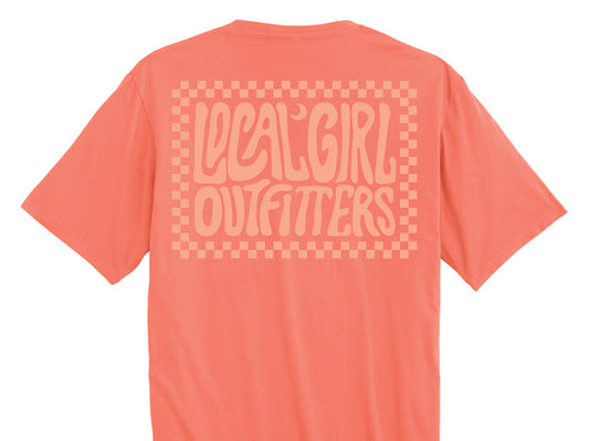 LG CHECKERED CHARM TEE
