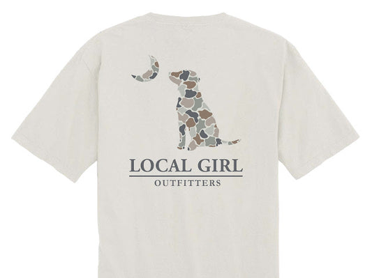 LG FLORA DOG & MOON TEE