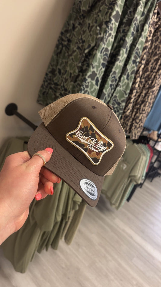 GOB OSC CAMO PATCH SNAPBACK BROWN