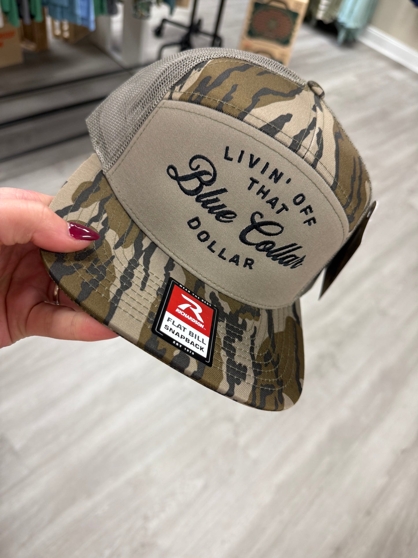 LIVING OFF THAT BLUE COLLAR DOLLAR BC MHC HAT