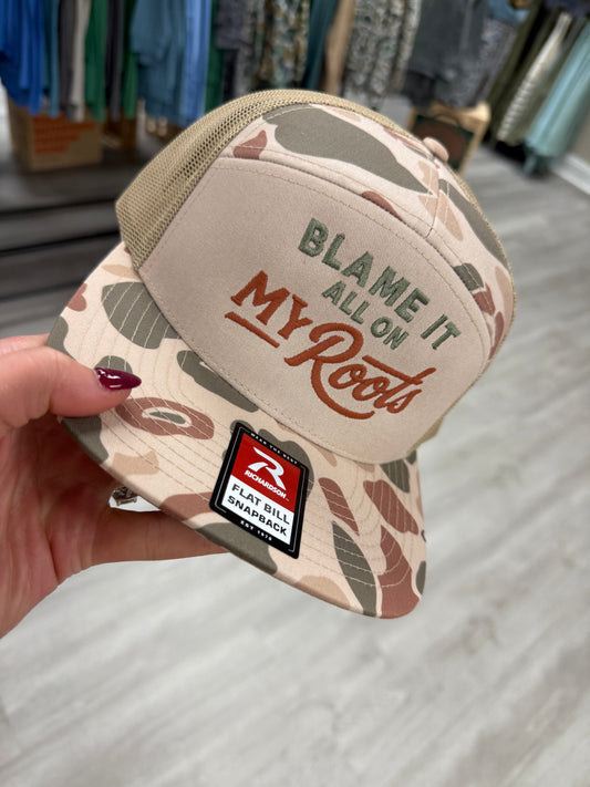 BLAME IT ALL ON MY ROOTS MHC HAT