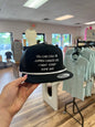 CALL ME JUMPER CABLES TRUCKER HAT BLACK/WHITE ROPE