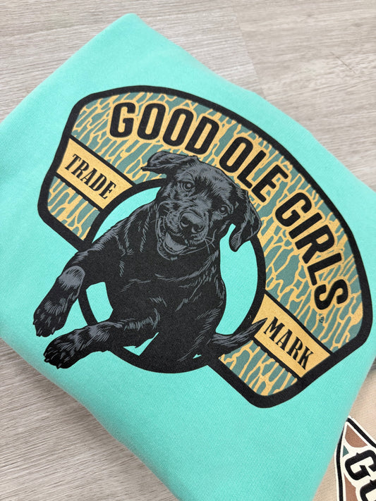 GOG LAB CAMO PATCH CREWNECK