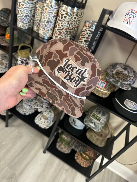 LOCAL BOY OPEN SEASON ROPE/BLACK HAT