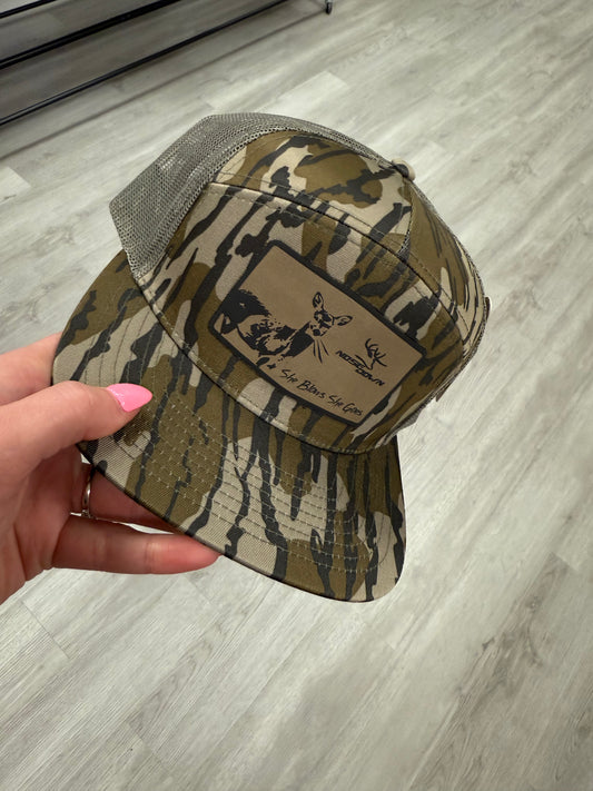 SHE BLOWS SHE GOES 7 PANEL MOB HAT