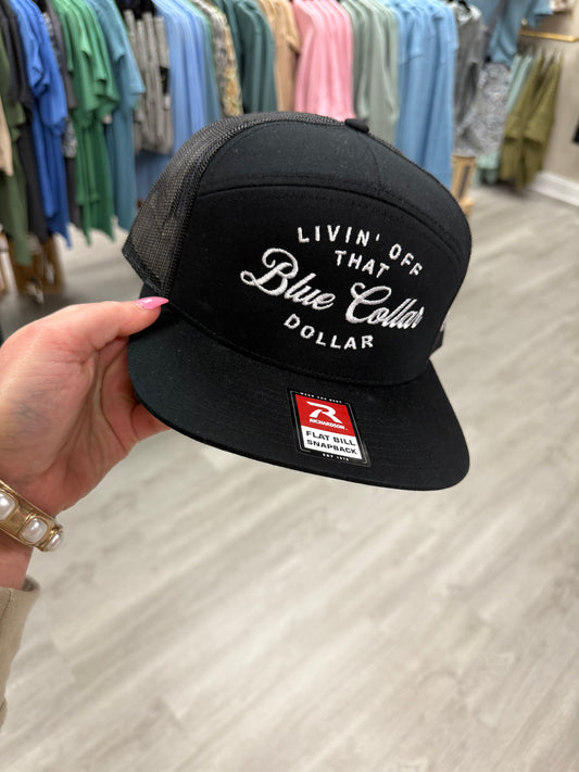 LIVIN OFF THAT BLUE COLLAR DOLLAR BLACK