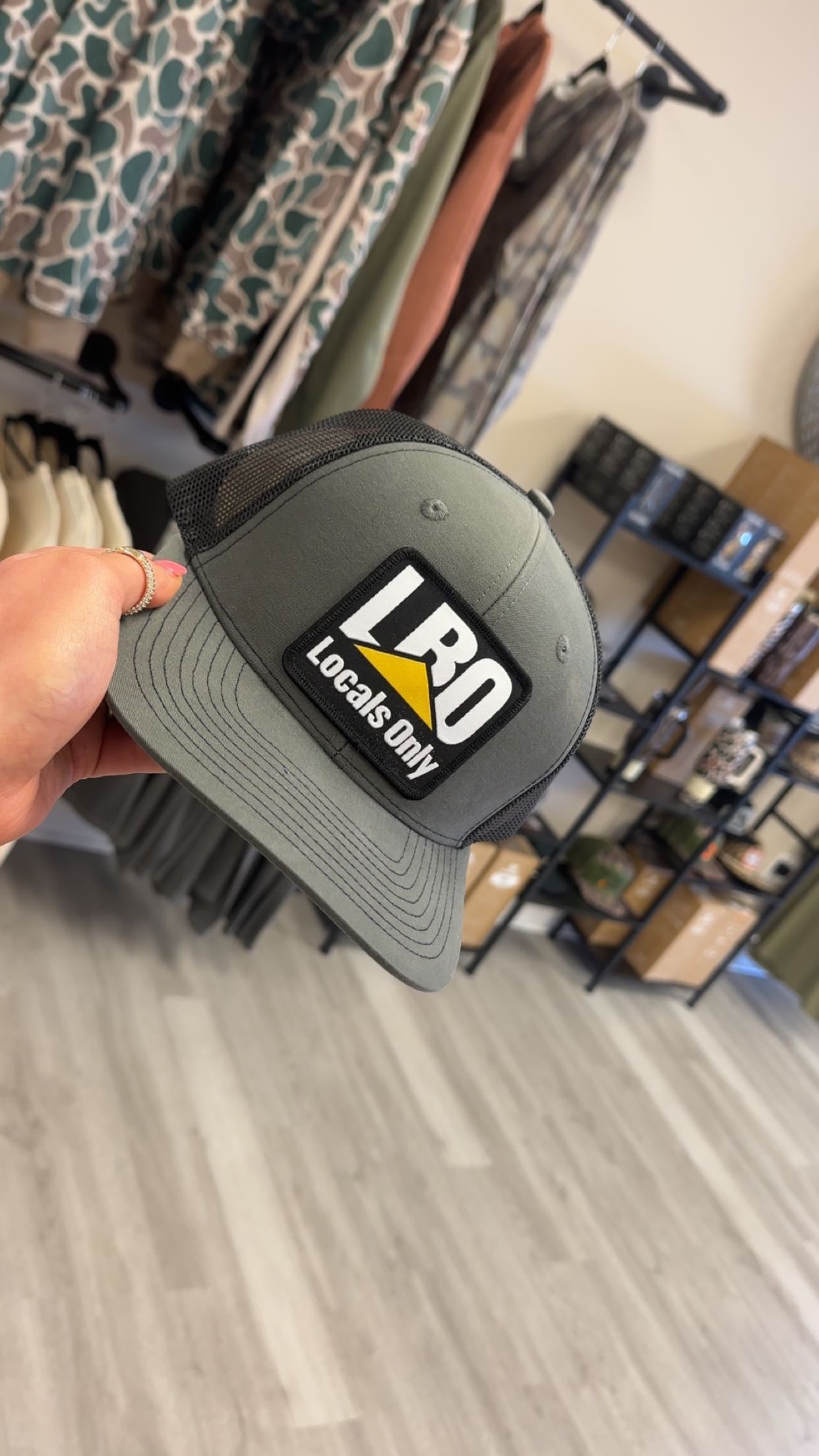 LBO LOCALS ONLY CAT HAT