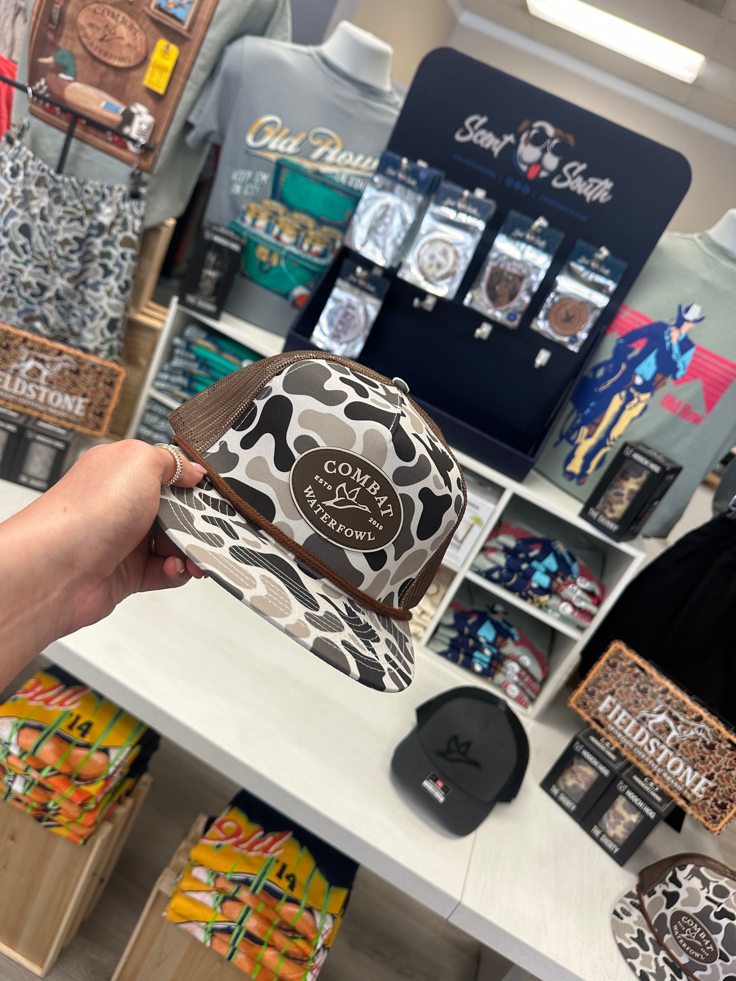 FL TRUCKER/PATCH/HELMAND CAMO HAT