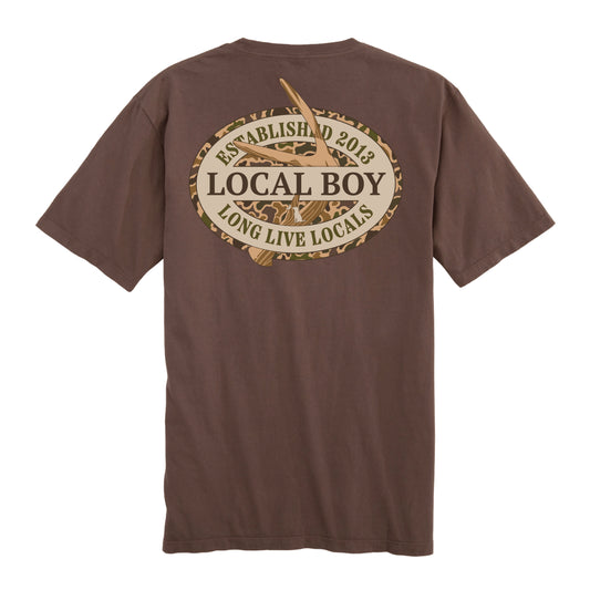 OLD SCHOOL ANTLER OVAL SS TEE