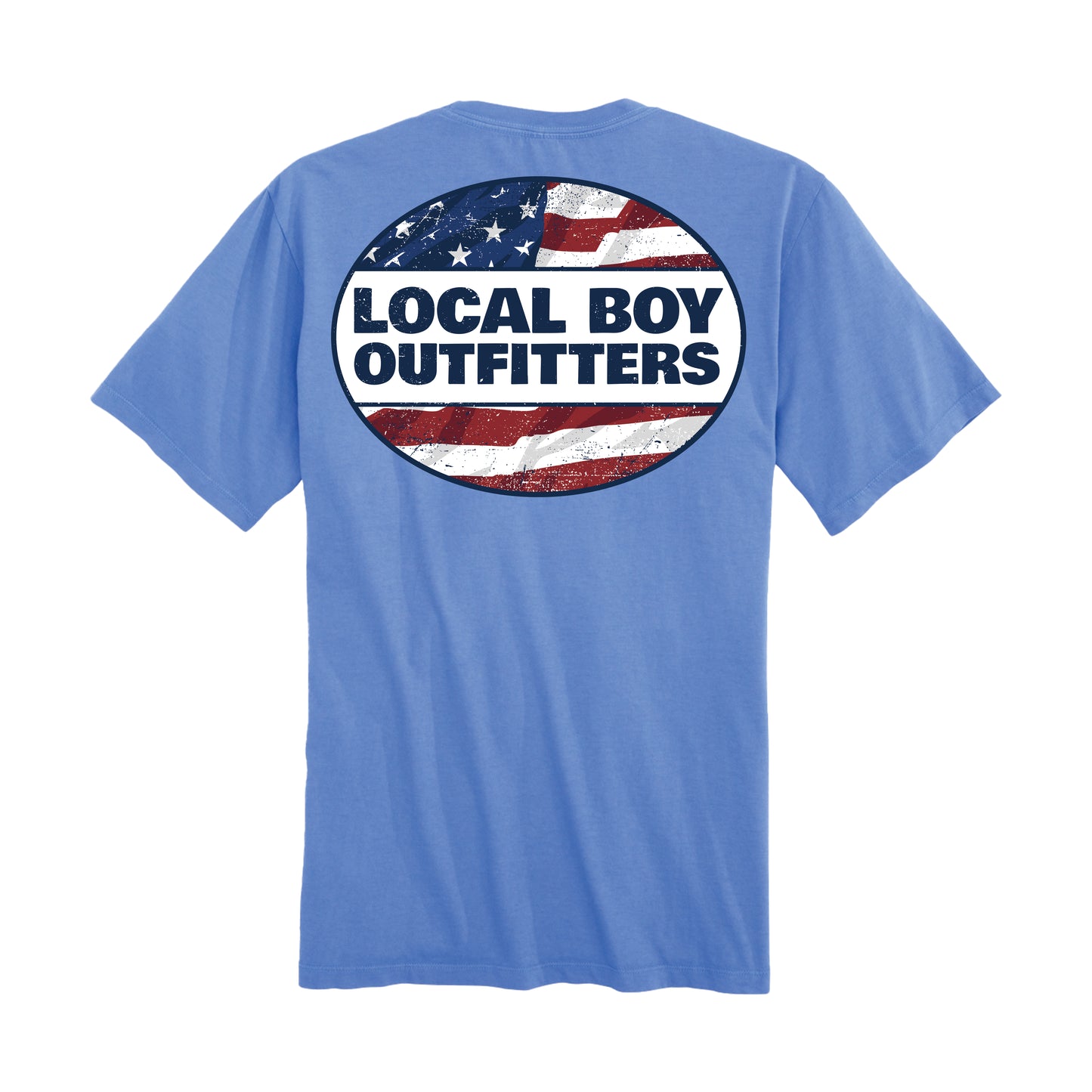 DISTRESSED USA SS TEE