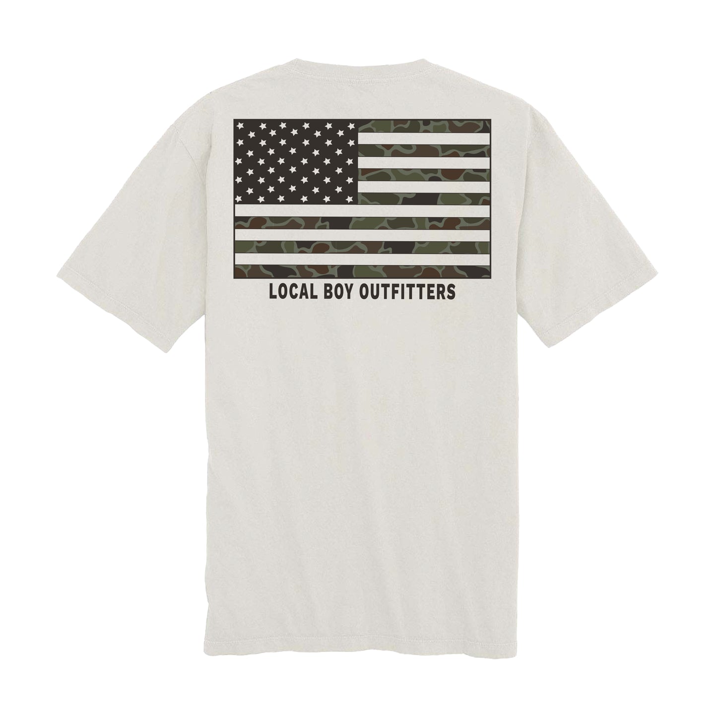 LOCAL BOY OD FLAG SS/ SILVER