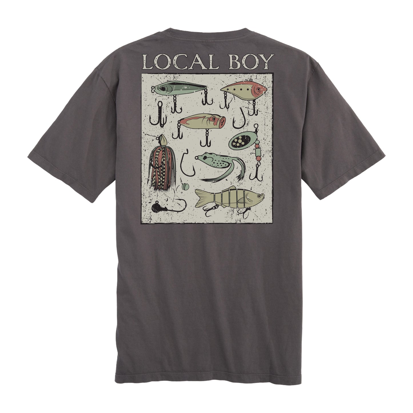 LOCAL BOY TACKLE BOX TSHIRT/GRAY